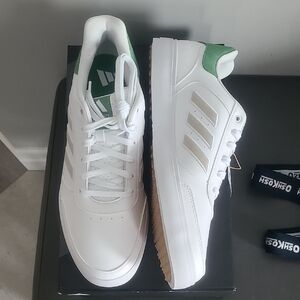 adidas White and Green Men's Sneakers